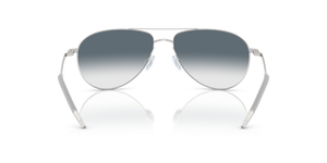 Oliver Peoples Benedict avec une monture Argent et des verres Bleu - image 5