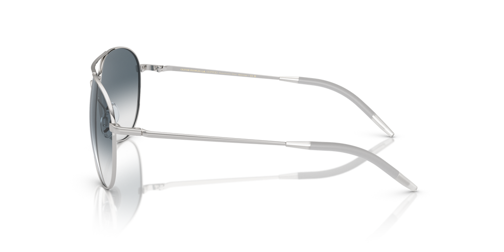 Oliver Peoples Benedict avec une monture Argent et des verres Bleu - image 4