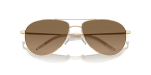 Oliver Peoples Benedict、ゴールドフレーム、ブラウンレンズ - 画像 7