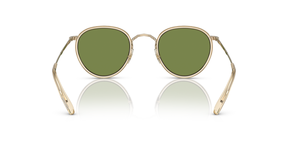 Oliver Peoples MP-2 Sun avec une monture Chamois-or et des verres Vert - image 5