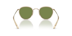 Oliver Peoples MP-2 Sun avec une monture Chamois-or et des verres Vert - image 5