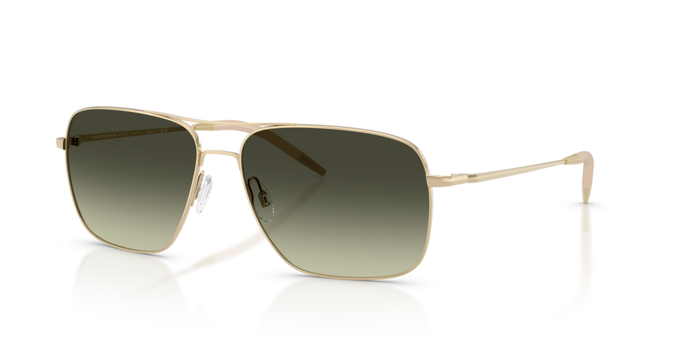 Oliver Peoples Clifton con montura Oro y lentes Verde - imagen 5