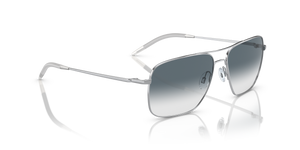 Oliver Peoples Clifton avec une monture Argent et des verres Bleu - image 3