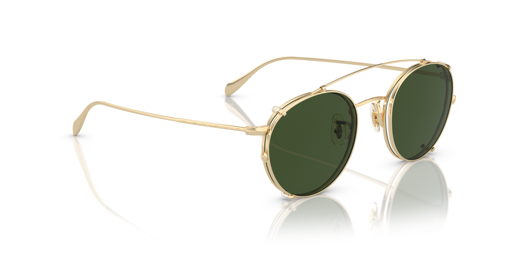 Sie Oliver Peoples Coleridge Clip mit Gold Gestell und Grün Gläsern - bild 4