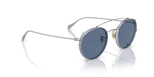 Oliver Peoples Coleridge Clip avec une monture Argent et des verres Bleu - image 4