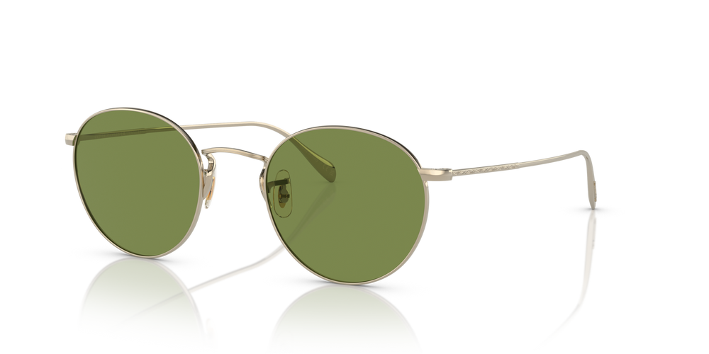 Sie Oliver Peoples Coleridge Sun mit Gold Gestell und Grün Gläsern - bild 1
