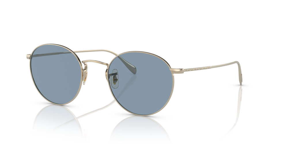 Sie Oliver Peoples Coleridge Sun mit Gold Gestell und Blau Gläsern - bild 2
