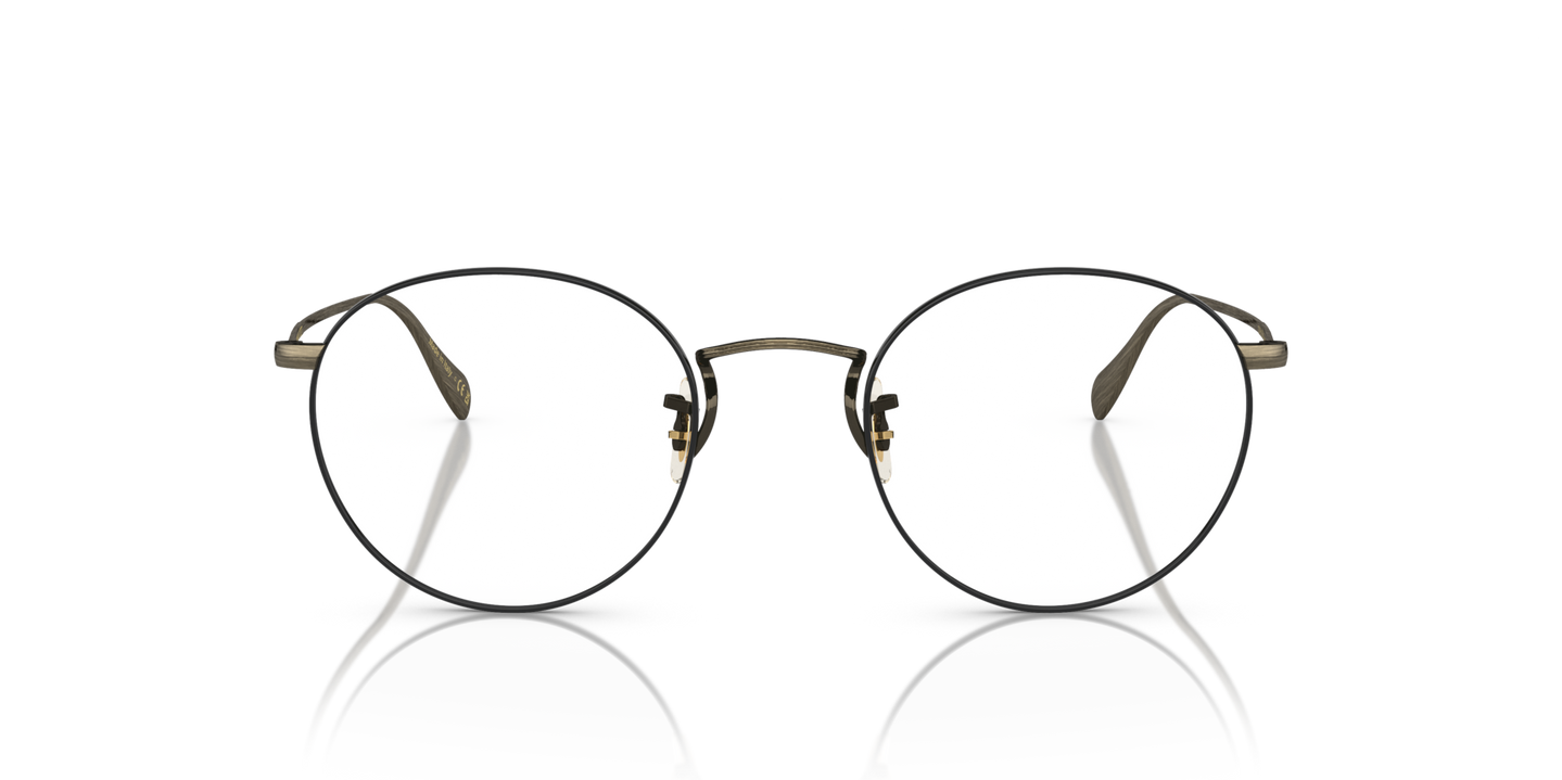 Oliver Peoples Coleridge mit Neu Antikgold/Schwarz Gestell - Bild Material