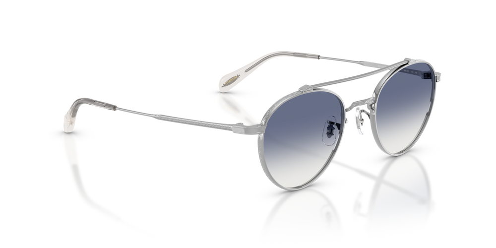 Oliver Peoples Brunner con montatura Argento e lenti  Blu - immagine 3
