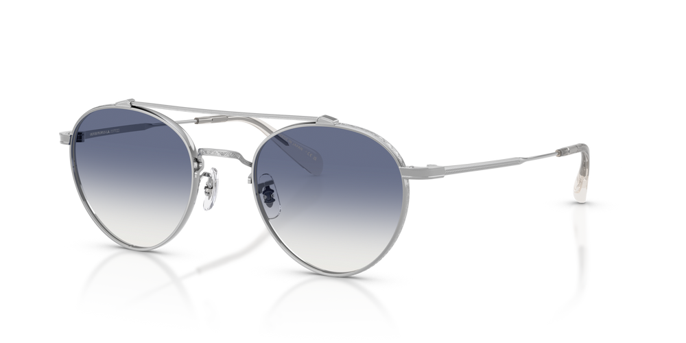 Oliver Peoples Brunner con montatura Argento e lenti  Blu - immagine 4