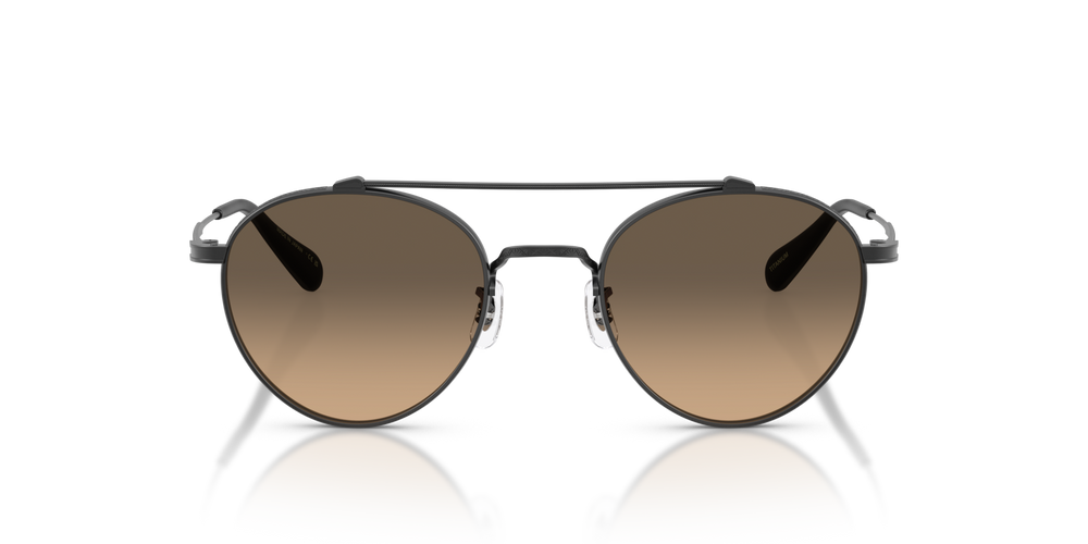 Sie Oliver Peoples Brunner mit Matt Schwarz Gestell und Grau Gläsern - bild 2