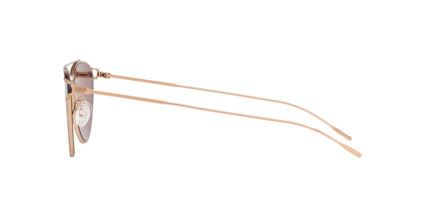 Oliver Peoples Floriana con montura Carey Borgoña-Rose Gold- y lentes Oro - Imagen Bisagra