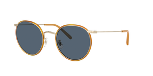 Oliver Peoples Casson con montura Oro Suave-Ámbar y lentes Azul - imagen 1