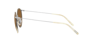Oliver Peoples Casson avec une monture Argent-Corne Beige et des verres Brun - image 3