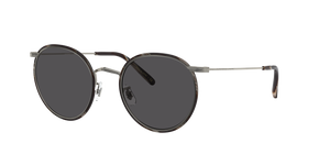 Oliver Peoples Casson avec une monture Étain-Corne noire et des verres Gris - image 1