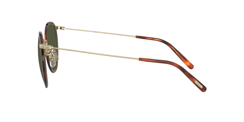 Oliver Peoples Casson avec une monture Or patiné-Acajou foncé et des verres Vert - image 3