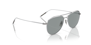 Sie Oliver Peoples TK-3 mit Silber gebürstet Gestell und Blau Gläsern - bild 3
