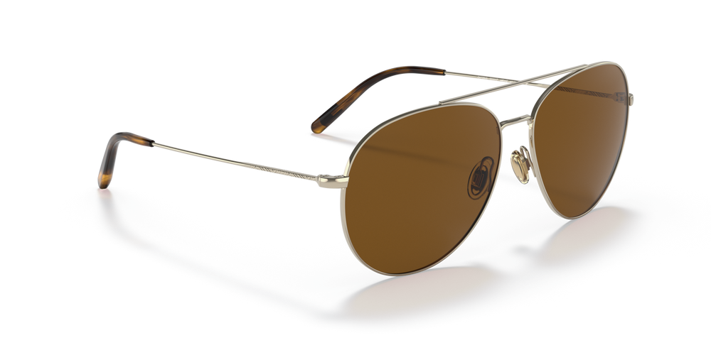 Sie Oliver Peoples Airdale mit Weichgold Gestell und Braun Gläsern - bild 3