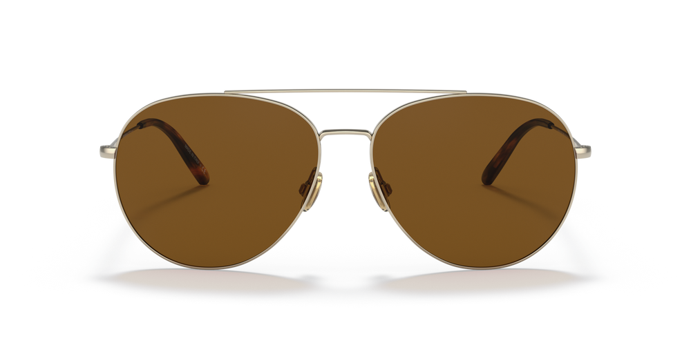 Sie Oliver Peoples Airdale mit Weichgold Gestell und Braun Gläsern - bild 2