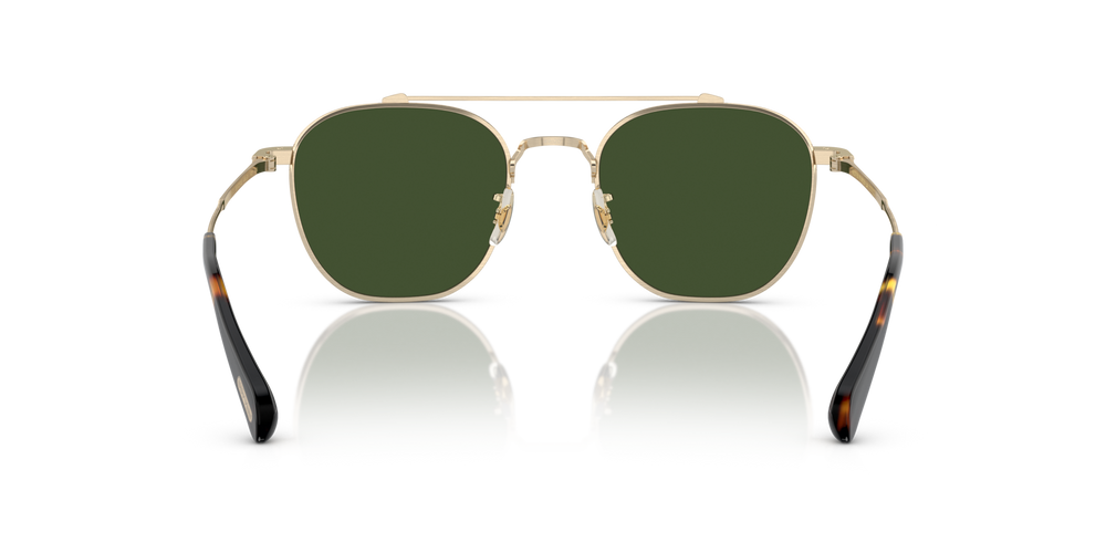 Oliver Peoples Mandeville with Brushed Gold frame and Green lenses - image 5