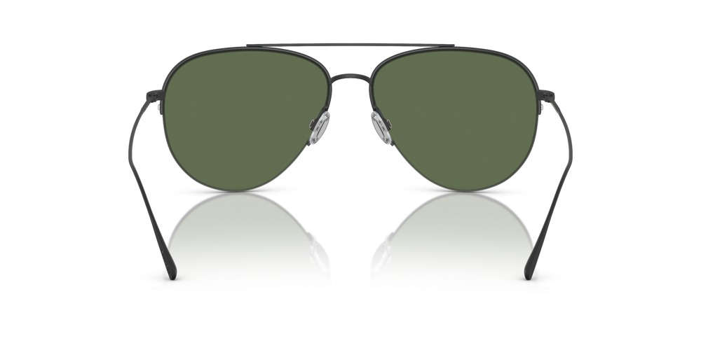 Sie Oliver Peoples Cleamons mit Matt Schwarz Gestell und Grün Gläsern - bild 5