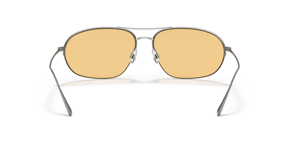 Oliver Peoples Kondor con montura Plateado y lentes Naranja - imagen 5