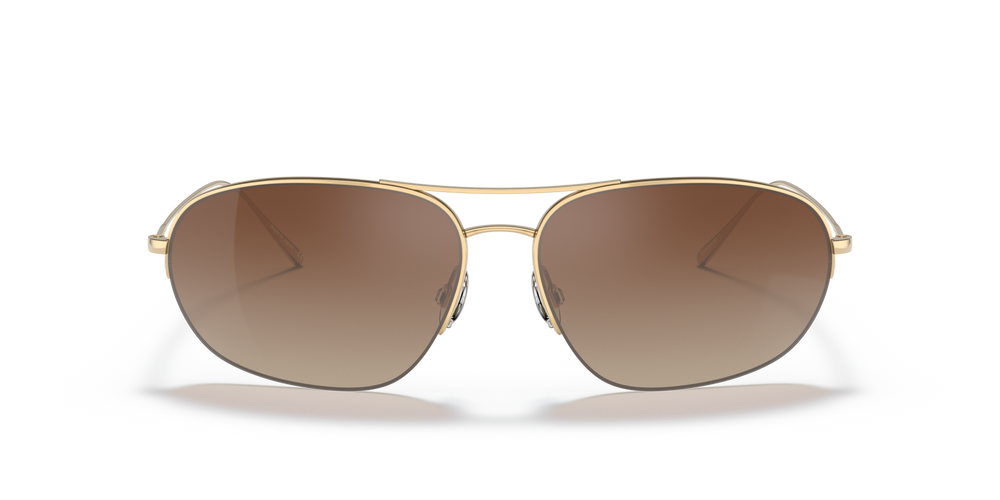 Oliver Peoples Kondor avec une monture Or et des verres Brun - image 2