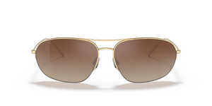 Oliver Peoples Kondor avec une monture Or et des verres Brun - image 2