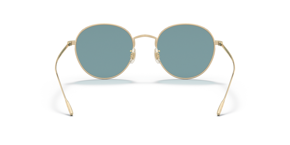 Oliver Peoples Altair avec une monture Or Brush et des verres Vert - image 5