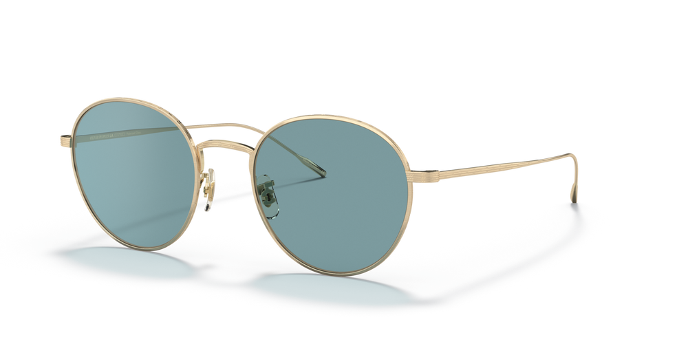 Sie Oliver Peoples Altair mit Gold gebürstet Gestell und Grün Gläsern - bild 6