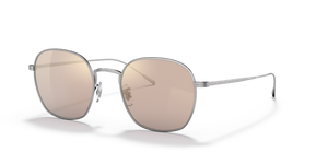 Oliver Peoples Adès with Silver frame and Brown lenses - image 1