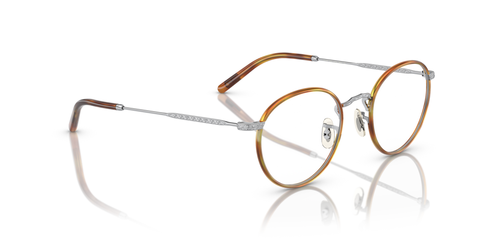 Oliver Peoples Carling avec monture Argent brossé/Écaille de tortue Ambre - image 3