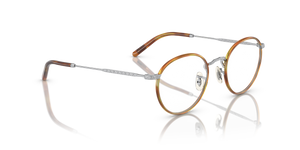 Oliver Peoples Carling avec monture Argent brossé/Écaille de tortue Ambre - image 3