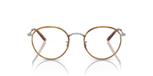 Oliver Peoples Carling avec monture Argent brossé/Écaille de tortue Ambre - image 2