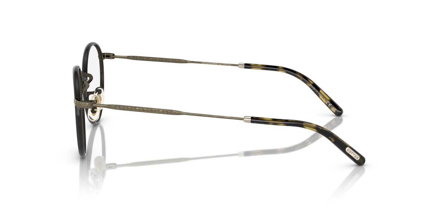 Oliver Peoples Carling avec monture Or patiné/Noir - Image Filigranes