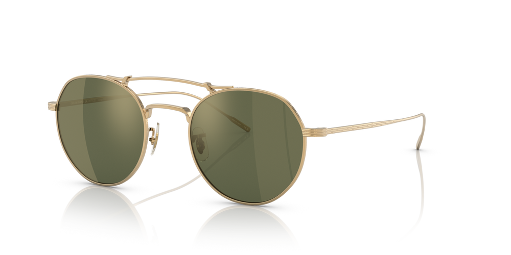 Oliver Peoples Reymont con montatura Oro e lenti  Verde - immagine 5