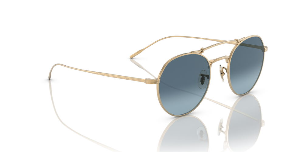 Oliver Peoples Reymont con montatura Oro e lenti  Blu - immagine 3