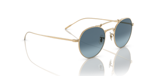 Oliver Peoples Reymont con montatura Oro e lenti  Blu - immagine 3