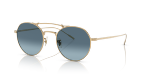 Oliver Peoples Reymont con montatura Oro e lenti  Blu - immagine 1