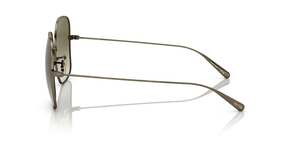 Oliver Peoples Deadani with Antique Gold frame and Green lenses - image 4
