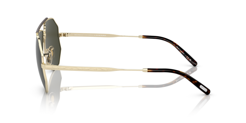 Sie Oliver Peoples Moraldo mit Gold Gestell und Grün Gläsern - bild 4