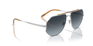 Sie Oliver Peoples Moraldo mit Silber Gestell und Blau Gläsern - bild 3