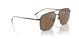 Oliver Peoples Dresner con montatura Nero Opaco e lenti  Marrone - immagine 3