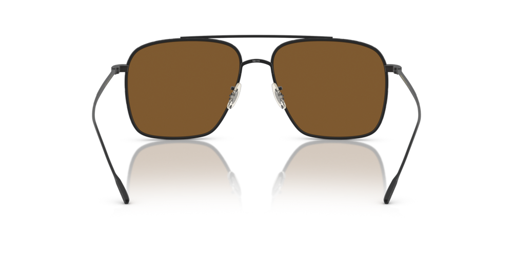 Oliver Peoples Dresner con montatura Nero Opaco e lenti  Marrone - immagine 5