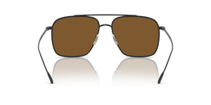 Oliver Peoples Dresner con montatura Nero Opaco e lenti  Marrone - immagine 5
