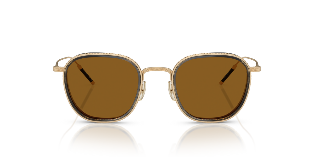 Sie Oliver Peoples TK-9 Sun Gold Plated mit 18k Gold Plated Gestell und Braun Gläsern - bild 2