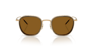 Sie Oliver Peoples TK-9 Sun Gold Plated mit 18k Gold Plated Gestell und Braun Gläsern - bild 2
