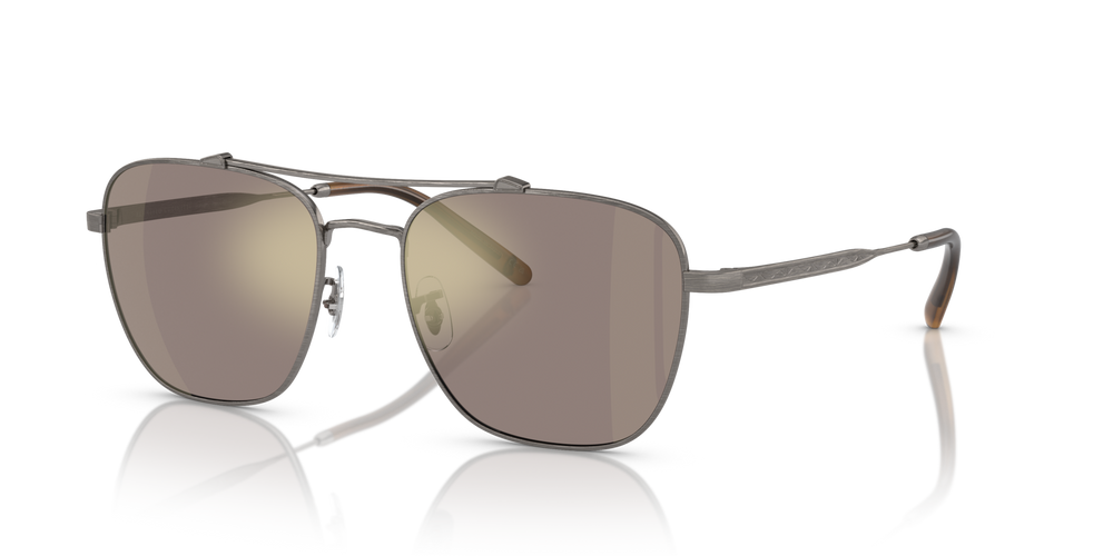 Oliver Peoples Marsan with Antique Pewter frame and Brown lenses - image 2