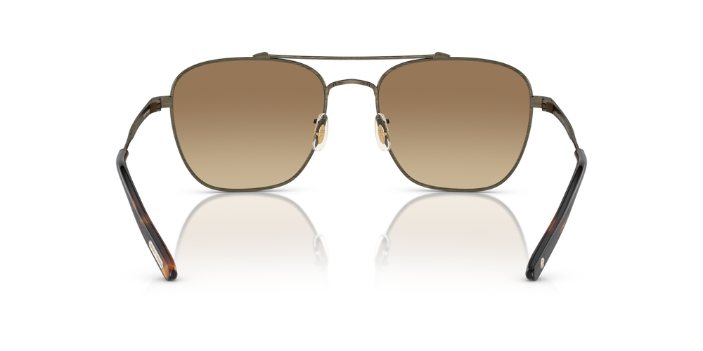 Oliver Peoples Marsan avec une monture Or patiné et des verres Rose - image 5