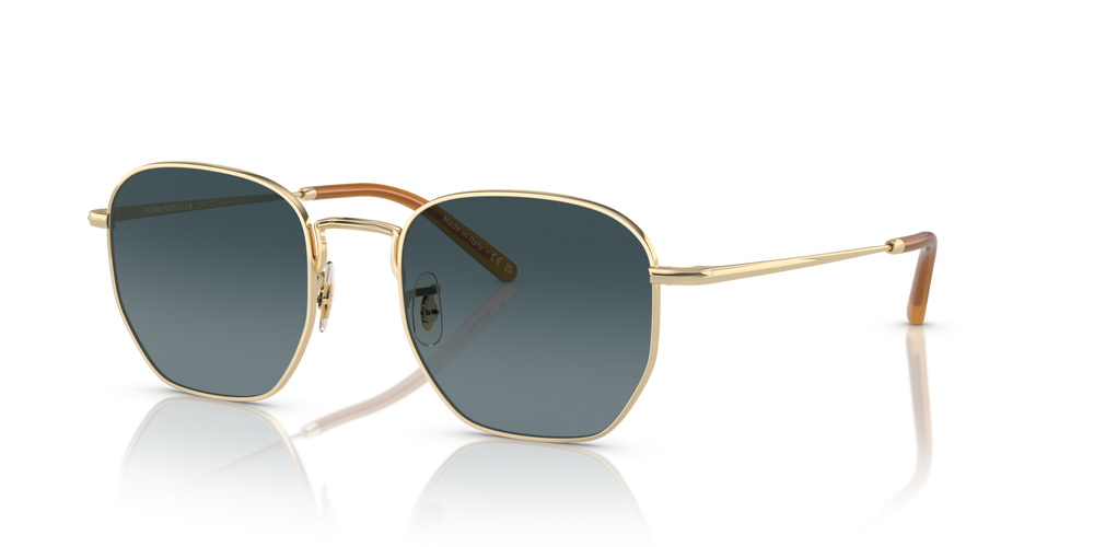 Sie Oliver Peoples Kierney Sun mit Gold Gestell und Blau Gläsern - bild 3